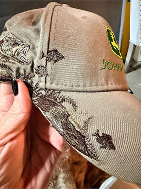 John Deere Wildlife Series Embroidered Hat Brown